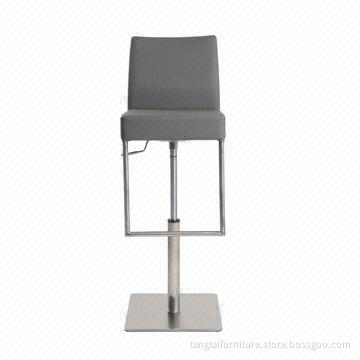 Adjustable Bar Stool, Made of Stainless Steel and PPM Materials, ODM/OEM Orders Welcomed